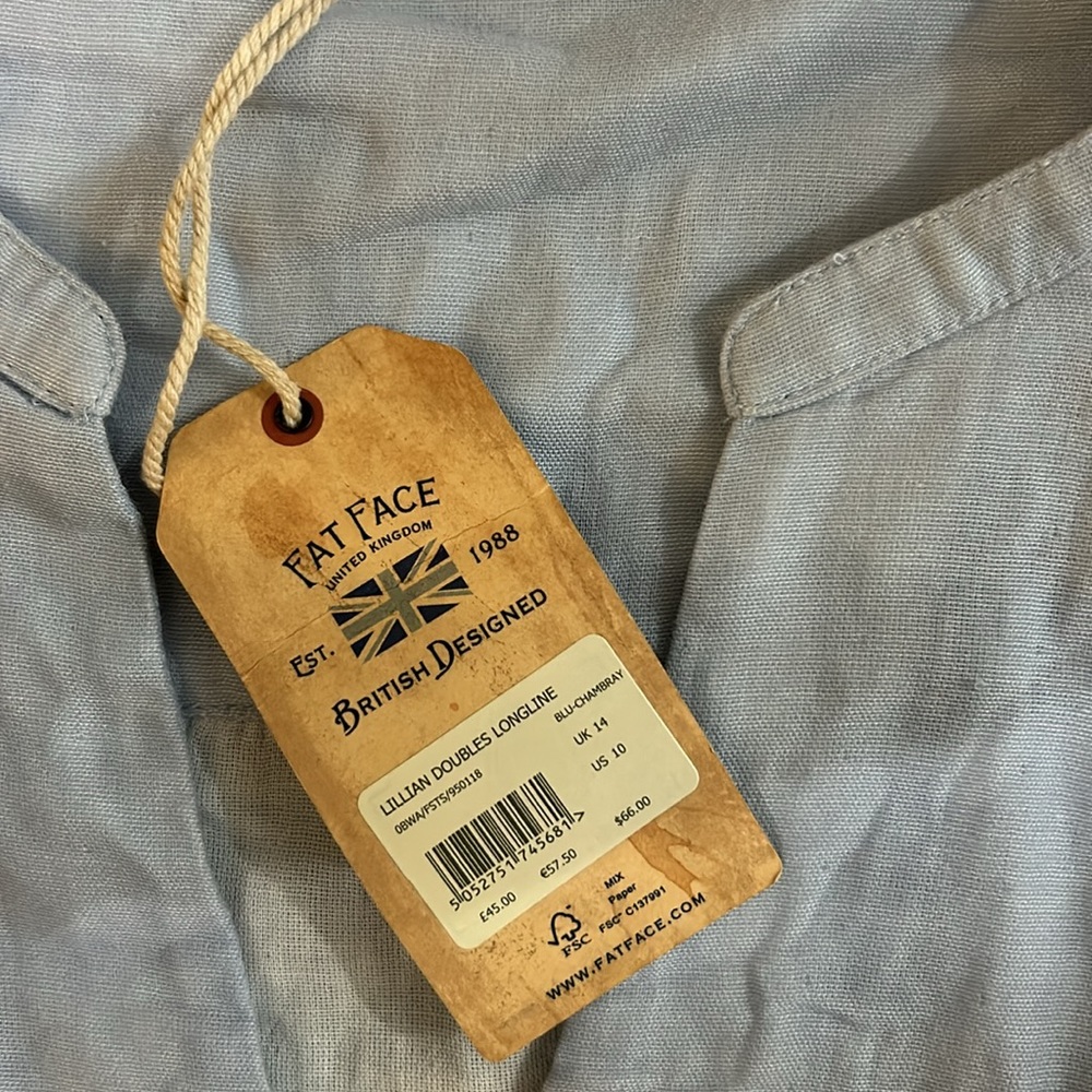 NWT chambray tunic - Picture 2 of 3